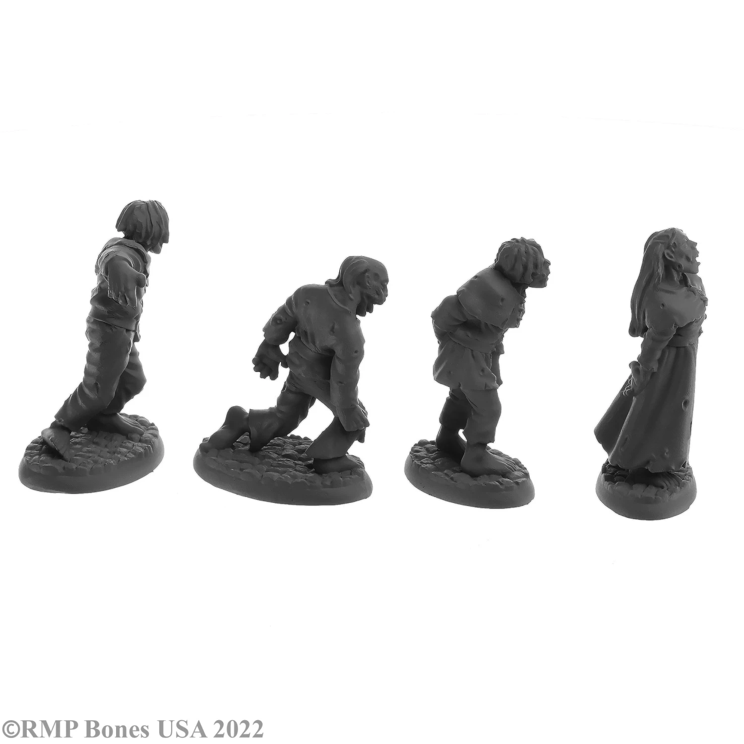 Reaper Bones USA: Zombies (4) (07055) Reaper Bones USA: Zombies (4) (07055) -Gnomish Bazaar 07055 w 4
