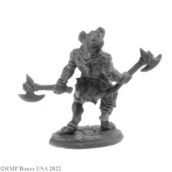 Reaper Bones USA: Blackmane Gnoll Ravager (07059) -Gnomish Bazaar 07059 w 3