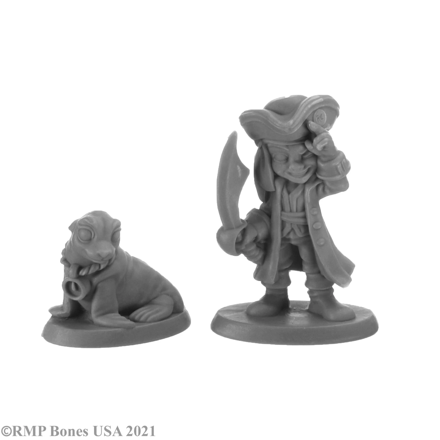 Reaper Bones USA: Skipper and Scuttle (30049) Reaper Bones USA: Skipper And Scuttle (30049) -Gnomish Bazaar 30049 w 1
