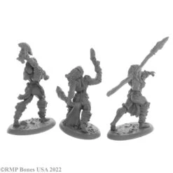 Reaper Bones USA: Jade Fire Warriors (3) (30055) 2 Reaper Bones USA: Jade Fire Warriors (3) (30055) -Gnomish Bazaar 30055 w 3