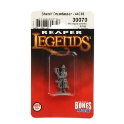 Reaper Bones USA: Sheriff Drumfasser (30070) -Gnomish Bazaar 30070 b 1