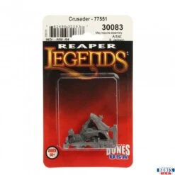 Reaper Bones USA: Human Crusader (30083) -Gnomish Bazaar 30083 b 1