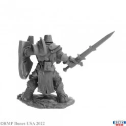 Reaper Bones USA: Human Crusader (30083) -Gnomish Bazaar 30083 w 3