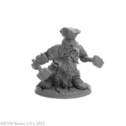 Reaper Bones USA: Dorn Ironspike, Dwarf Warrior (30089)
