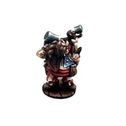Reaper Bones USA: Townsfolk - Dwarven Riverboat Pilot (30145) - Unpainted