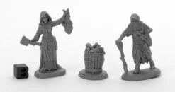 Reaper Bones Black: Dreadmere Townsfolk - Fishwife & Crone (2) (44033)