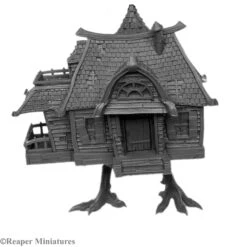 Reaper Bones Black: Baba Yaga's Hut (Boxed Set) (44130) - Unpainted -Gnomish Bazaar 44130 w 5