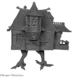 Reaper Bones Black: Baba Yaga's Hut (Boxed Set) (44130) - Unpainted -Gnomish Bazaar 44130 w 6