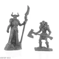 Reaper Bones Black: Rune Wight Thane And Jarl (2) (44143) - Draugr