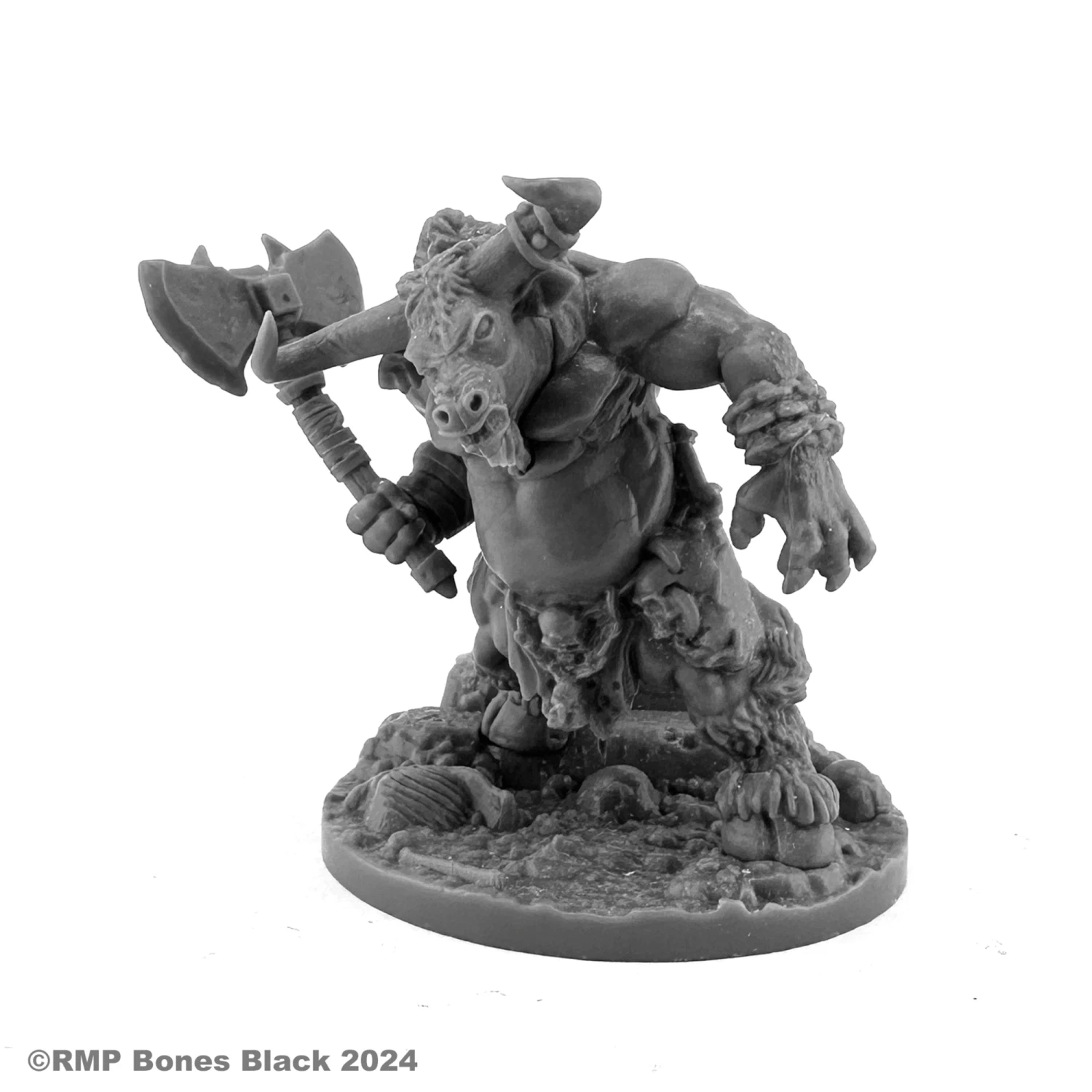 Reaper Bones Black: Minotaur (44184) Reaper Bones Black: Minotaur (44184) -Gnomish Bazaar 44184 w 1