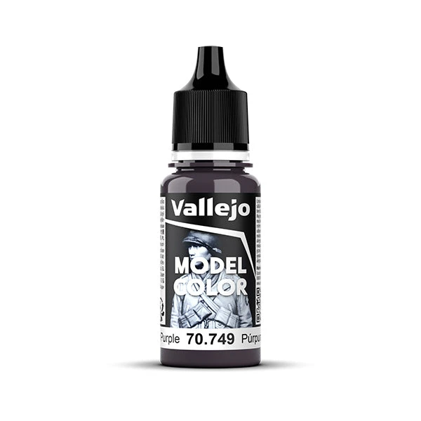 Vallejo Model Color: Dark Purple (70.749) - New Formula Vallejo Model Color: Dark Purple (70.749) - New Formula -Gnomish Bazaar 70749bottle