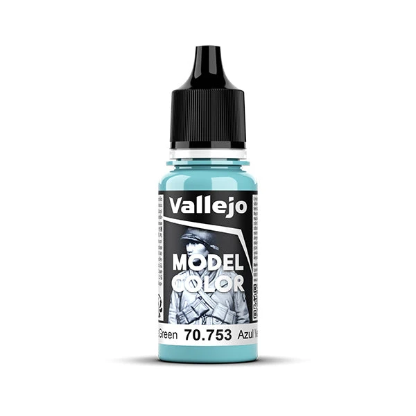 Vallejo Model Color: Light Blue Green (70.753) - New Formula Vallejo Model Color: Light Blue Green (70.753) - New Formula -Gnomish Bazaar 70753bottle