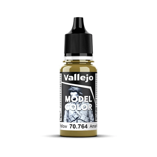 Vallejo Model Color: Military Yellow (70.764) - New Formula Vallejo Model Color: Military Yellow (70.764) - New Formula -Gnomish Bazaar 70764bottle