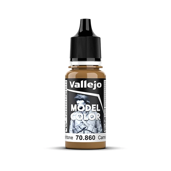Vallejo Model Color: Medium Fleshtone (70.860) - New Formula Vallejo Model Color: Medium Fleshtone (70.860) - New Formula -Gnomish Bazaar 70860bottle