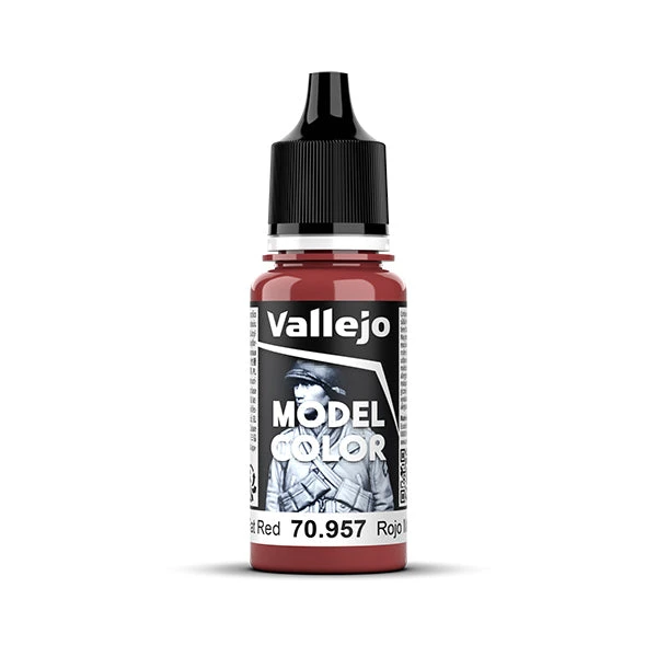 Vallejo Model Color: Flat Red (70.957) - New Formula Vallejo Model Color: Flat Red (70.957) - New Formula -Gnomish Bazaar 70957bottle