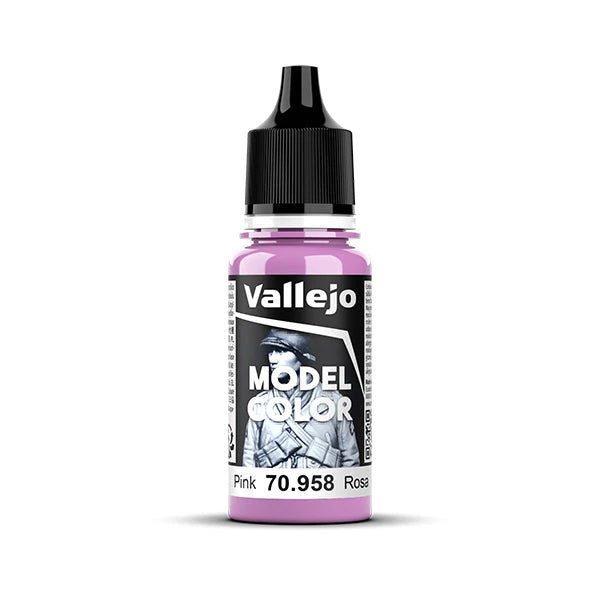 Vallejo Model Color: Pink (70.958) - New Formula Vallejo Model Color: Pink (70.958) - New Formula -Gnomish Bazaar 70958bottle