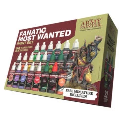 The Army Painter Warpaints Fanatic: Most Wanted Paint Set (WP8071)