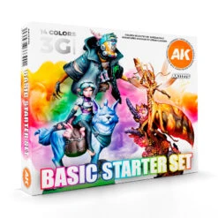 AK Interactive 3GEN: Basic Starter Set - 14 Colors Selected By JoseDavinci (AK11775)