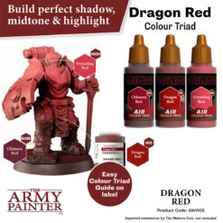 The Army Painter Warpaints Air: Dragon Red (AW1105) 2 The Army Painter Warpaints Air: Dragon Red (AW1105) -Gnomish Bazaar AW1105 DragonRed Imgnr.3copy