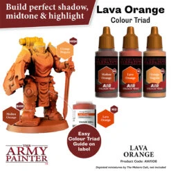 The Army Painter Warpaints Air: Lava Orange (AW1106) -Gnomish Bazaar AW1106 LavaOrange Imgnr.3copy