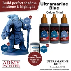 The Army Painter Warpaints Air: Ultramarine Blue (AW1115) -Gnomish Bazaar AW1115 UltramarineBlue Imgnr.3copy