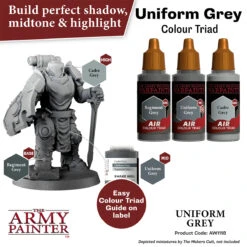 The Army Painter Warpaints Air: Uniform Grey (AW1118) -Gnomish Bazaar AW1118 UniformGrey Imgnr.3copy