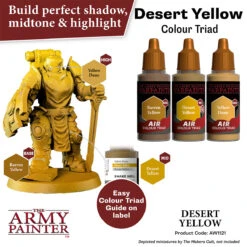 The Army Painter Warpaints Air: Desert Yellow (AW1121) 2 The Army Painter Warpaints Air: Desert Yellow (AW1121) -Gnomish Bazaar AW1121 DesertYellow Imgnr.3copy