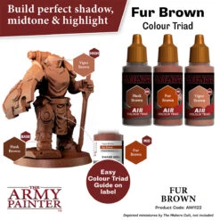 The Army Painter Warpaints Air: Fur Brown (AW1122) 2 The Army Painter Warpaints Air: Fur Brown (AW1122) -Gnomish Bazaar AW1122 FurBrown Imgnr.3copy
