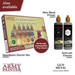 The Army Painter Warpaints Air Metallics: Gun Metal (AW1131) -Gnomish Bazaar AW1131 GunMetal img6copy