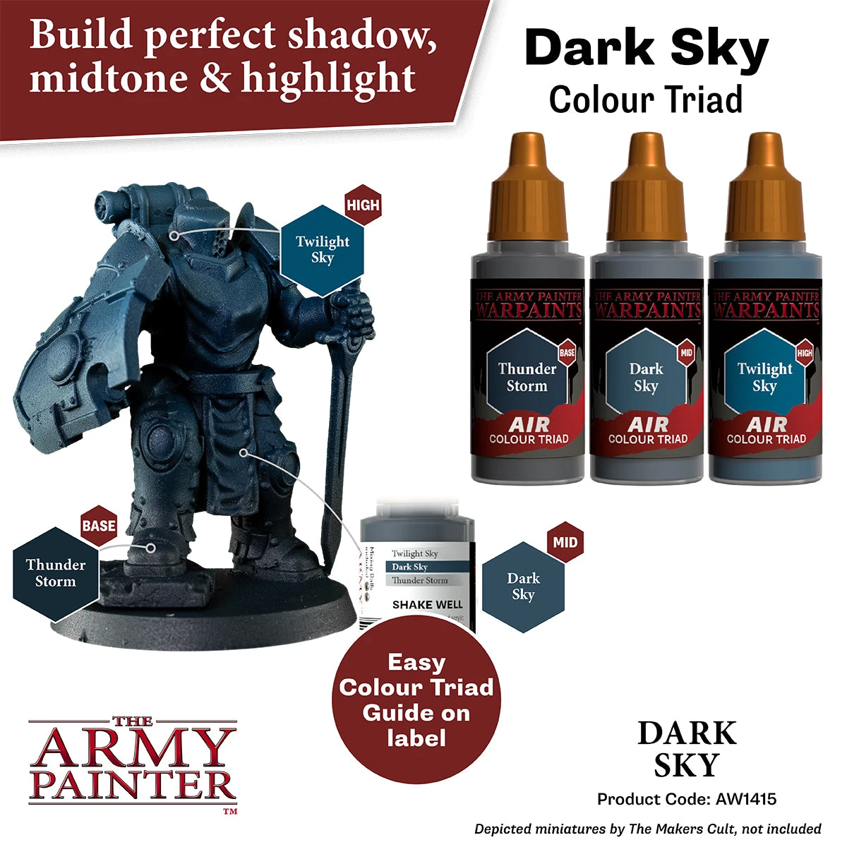 The Army Painter Warpaints Air: Dark Sky (AW1415) The Army Painter Warpaints Air: Dark Sky (AW1415) -Gnomish Bazaar AW1415 DarkSky Imgnr.3copy