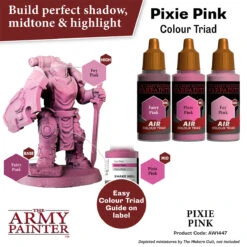 The Army Painter Warpaints Air: Pixie Pink (AW1447) -Gnomish Bazaar AW1447 PixiePink Imgnr.3copy