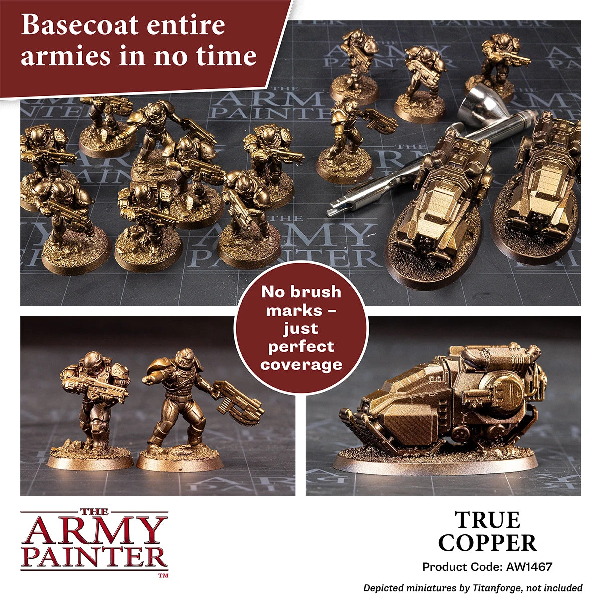 The Army Painter Warpaints Air Metallics: True Copper (AW1467) The Army Painter Warpaints Air Metallics: True Copper (AW1467) -Gnomish Bazaar AW1467 TrueCopper img4copy