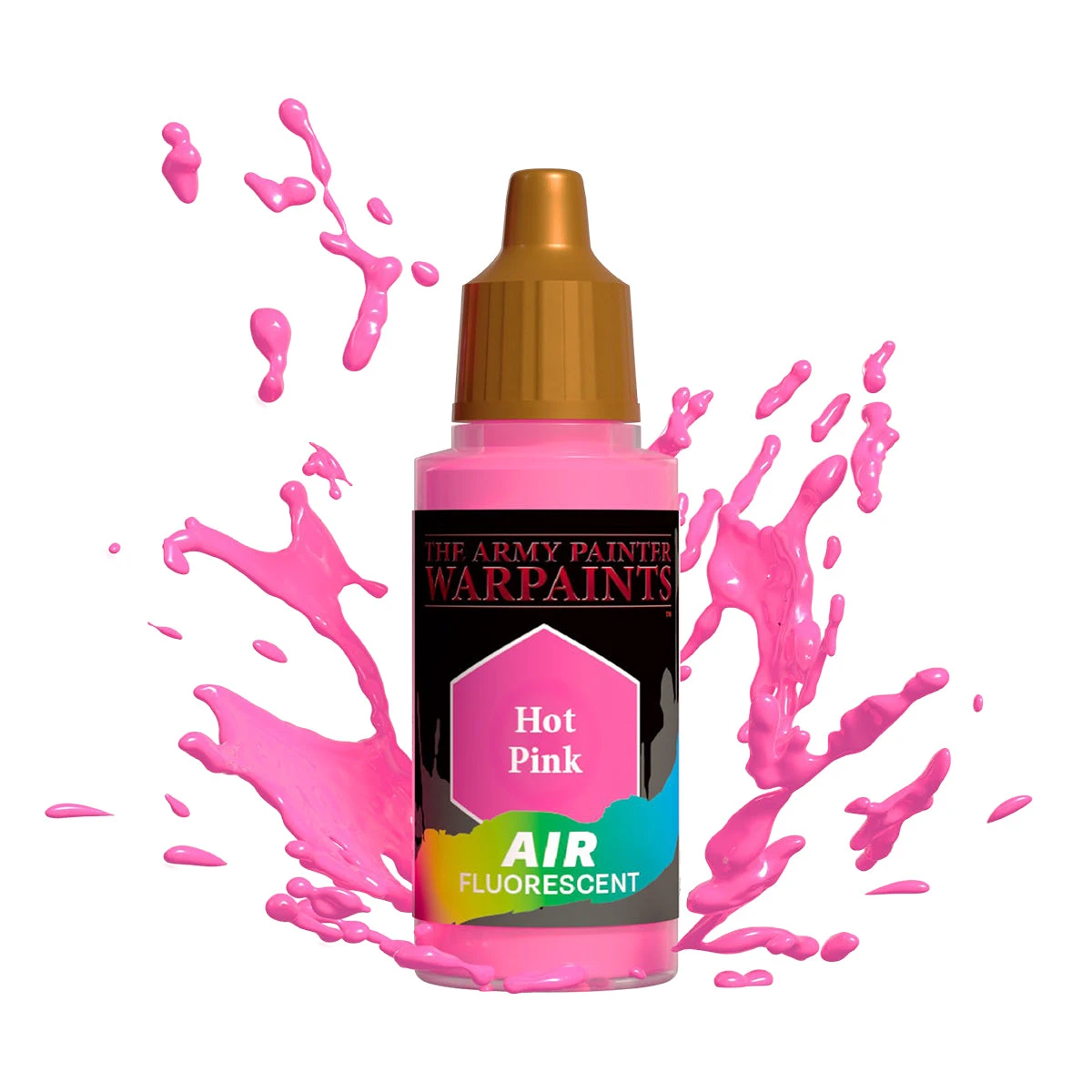 The Army Painter Warpaints Air Fluorescent: Hot Pink (AW1506) The Army Painter Warpaints Air Fluorescent: Hot Pink (AW1506) -Gnomish Bazaar AW1506 HotPink img1copy