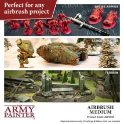 The Army Painter Warpaints Air: Airbrush Medium (AW2001) 2 The Army Painter Warpaints Air: Airbrush Medium (AW2001) -Gnomish Bazaar AW2001100mlAirbrushMedium03