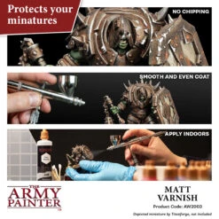 The Army Painter Warpaints Air: Matt Varnish (AW2003) -Gnomish Bazaar AW2003100mlMattVarnish03