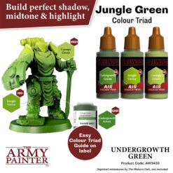The Army Painter Warpaints Air: Undergrowth Green (AW3433) 2 The Army Painter Warpaints Air: Undergrowth Green (AW3433) -Gnomish Bazaar AW3433 UndergrowthGreen Imgnr.3copy