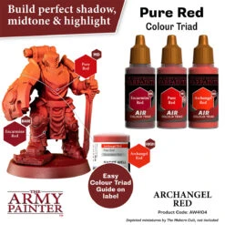 The Army Painter Warpaints Air: Archangel Red (AW4104) -Gnomish Bazaar AW4104 ArchangelRed Imgnr.3copy