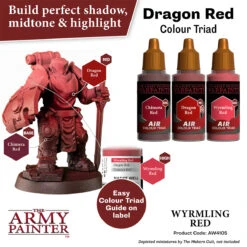 The Army Painter Warpaints Air: Wyrmling Red (AW4105) -Gnomish Bazaar AW4105 WyrmlingRed Imgnr.3copy