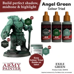 The Army Painter Warpaints Air: Exile Green (AW4112) 2 The Army Painter Warpaints Air: Exile Green (AW4112) -Gnomish Bazaar AW4112 ExileGreen Imgnr.3copy