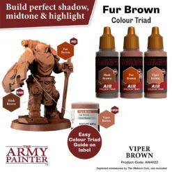 The Army Painter Warpaints Air: Viper Brown (AW4122) -Gnomish Bazaar AW4122 ViperBrown Imgnr.3copy