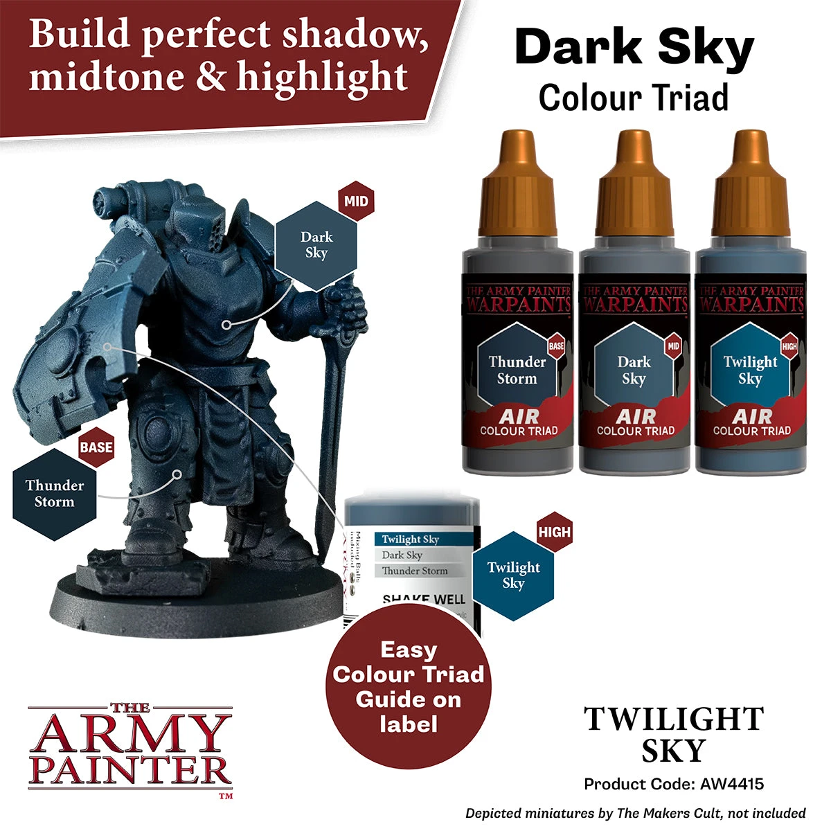 The Army Painter Warpaints Air: Twilight Sky (AW4415) The Army Painter Warpaints Air: Twilight Sky (AW4415) -Gnomish Bazaar AW4415 TwilightSky Imgnr.3copy