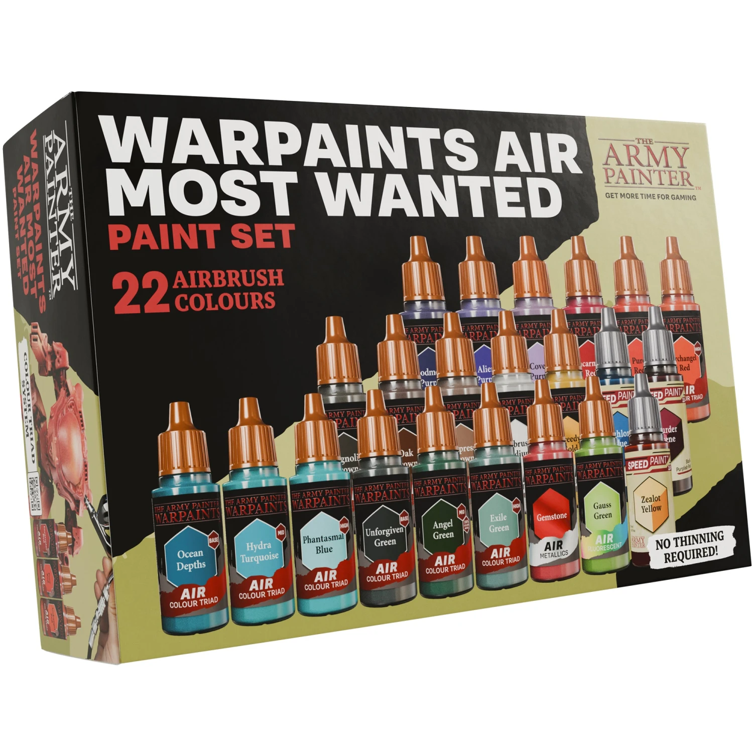 The Army Painter: Warpaints Air Most Wanted Set (AW8004) The Army Painter: Warpaints Air Most Wanted Set (AW8004) -Gnomish Bazaar AW8004 PROMO01