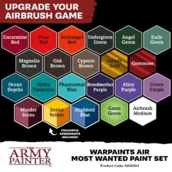 The Army Painter: Warpaints Air Most Wanted Set (AW8004) 2 The Army Painter: Warpaints Air Most Wanted Set (AW8004) -Gnomish Bazaar AW8004 PROMO03