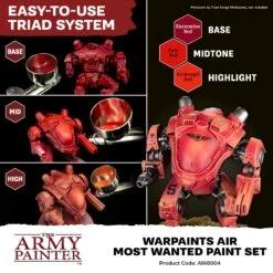 The Army Painter: Warpaints Air Most Wanted Set (AW8004) 3 The Army Painter: Warpaints Air Most Wanted Set (AW8004) -Gnomish Bazaar AW8004 PROMO04