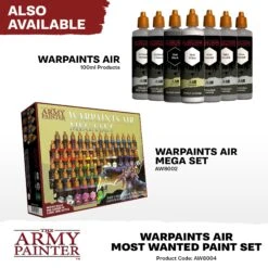 The Army Painter: Warpaints Air Most Wanted Set (AW8004) 8 The Army Painter: Warpaints Air Most Wanted Set (AW8004) -Gnomish Bazaar AW8004 PROMO09