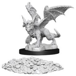 Wizkids D&D Nolzur's Marvelous Miniatures: Blue Dragon Wyrmling (73852)