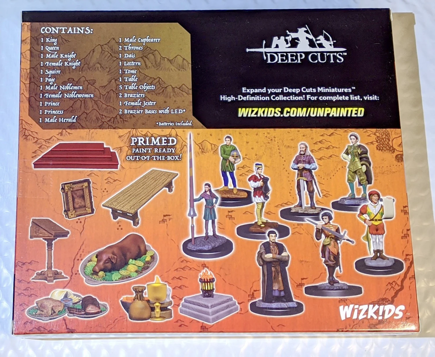 WizKids Deep Cuts: Castle - Royal Court (90096) WizKids Deep Cuts: Castle - Royal Court (90096) -Gnomish Bazaar Castle RoyalCourt2