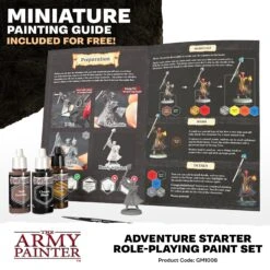 The Army Painter GameMaster: Adventure Starter Role-Playing Paint Set (GM1008) 3 The Army Painter GameMaster: Adventure Starter Role-Playing Paint Set (GM1008) -Gnomish Bazaar GM1008 Adventure Starter Role playing Paint Set PROMO retail 4