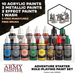 The Army Painter GameMaster: Adventure Starter Role-Playing Paint Set (GM1008) 4 The Army Painter GameMaster: Adventure Starter Role-Playing Paint Set (GM1008) -Gnomish Bazaar GM1008 Adventure Starter Role playing Paint Set PROMO retail 5