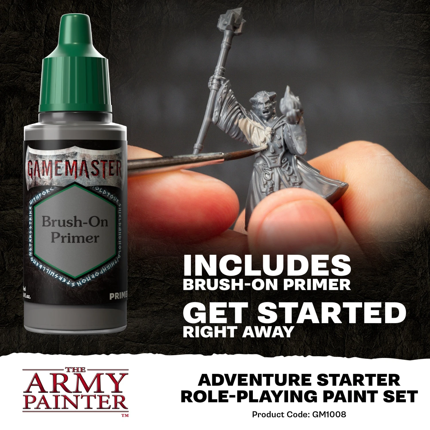 The Army Painter GameMaster: Adventure Starter Role-Playing Paint Set (GM1008) The Army Painter GameMaster: Adventure Starter Role-Playing Paint Set (GM1008) -Gnomish Bazaar GM1008 Adventure Starter Role playing Paint Set PROMO retail 6